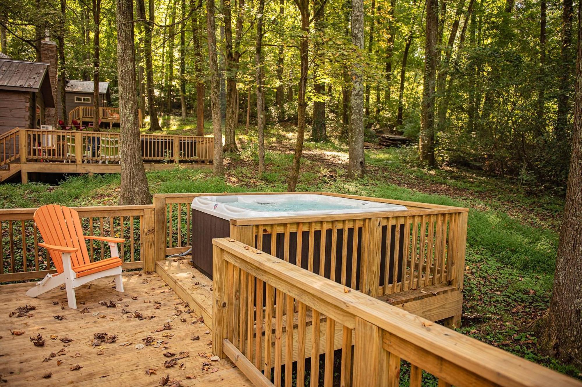 Lena Cabin Wooded Tiny Cabin - Hot Tub Chattanooga Exterior foto